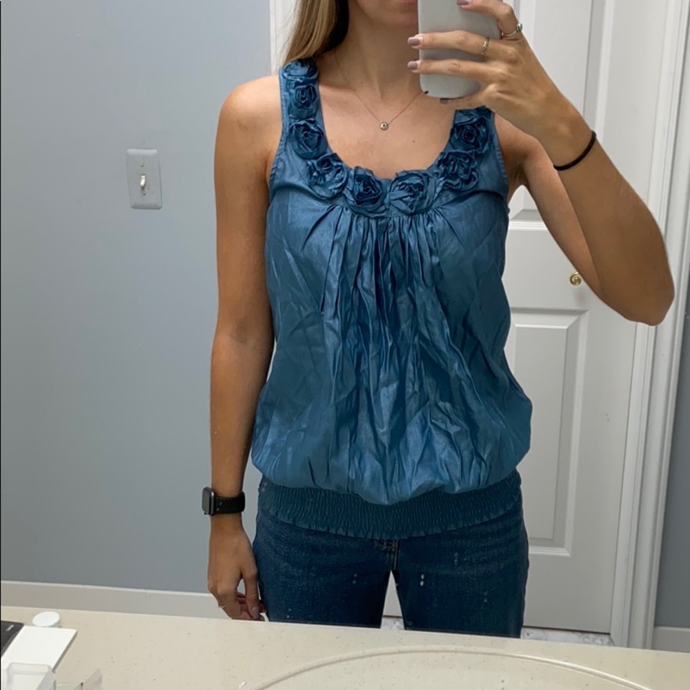 Forever 21 shimmer tank top